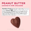 image:imageRUSSELL STOVER Valentines Day Dark Chocolate Marshmallow Heart 13 oz Pack of 18Peanut Butter