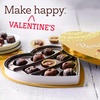 image:imageRUSSELL STOVER Valentines Day Gold Foil Heart Assorted Milk amp Dark Chocolate Candy Gift Box 51 oz51 Pack of 2
