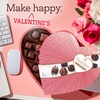 image:imageRussell Stover Red Foil Heart 10 Ounce  Chocolate Gift Box for Valentines Day Mothers Day Anniversary and BirthdaysMilk  Dark