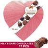image:imageRussell Stover Red Foil Heart 10 Ounce  Chocolate Gift Box for Valentines Day Mothers Day Anniversary and BirthdaysMilk  Dark