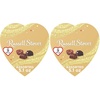 image:imageRUSSELL STOVER Valentines Day Gold Foil Heart Assorted Milk amp Dark Chocolate Candy Gift Box 51 oz51 Pack of 2