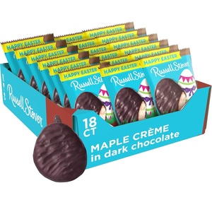 image:imageRUSSELL STOVER Easter Marshmallow Milk Chocolate Easter Egg 13 oz Pack of 18Maple Crme Dark Chocolate