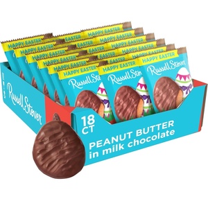 image:imageRUSSELL STOVER Easter Marshmallow Milk Chocolate Easter Egg 13 oz Pack of 18Peanut Butter