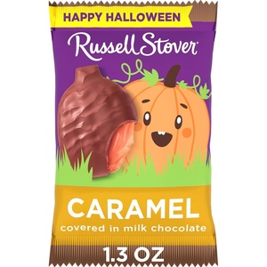 image:imageRUSSELL STOVER Fall Milk Chocolate Marshmallow Pumpkin 13 oz Pack of 18Caramel