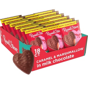 image:imageRUSSELL STOVER Valentines Day Dark Chocolate Marshmallow Heart 13 oz Pack of 18Caramel  Marsh