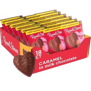 image:imageRUSSELL STOVER Valentines Day Dark Chocolate Marshmallow Heart 13 oz Pack of 18Caramel