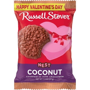 image:imageRUSSELL STOVER Valentines Day Dark Chocolate Marshmallow Heart 13 oz Pack of 18Coconut Nest