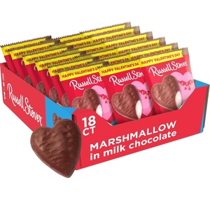 image:imageRUSSELL STOVER Valentines Day Dark Chocolate Marshmallow Heart 13 oz Pack of 18Marshmallow