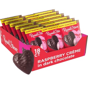 image:imageRUSSELL STOVER Valentines Day Dark Chocolate Marshmallow Heart 13 oz Pack of 18Rasp Crme
