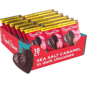 image:imageRUSSELL STOVER Valentines Day Dark Chocolate Marshmallow Heart 13 oz Pack of 18Sea Salt Caramel