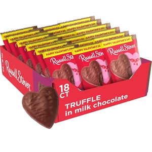 image:imageRUSSELL STOVER Valentines Day Dark Chocolate Marshmallow Heart 13 oz Pack of 18Truffle