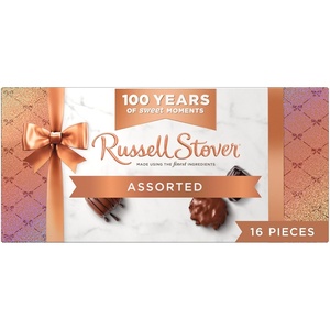image:imageRussell Stover Caramel and Nuts in Milk and Dark Chocolate Mothers Day Chocolate Gift Box 94 OunceMilk  Dark Chocolate