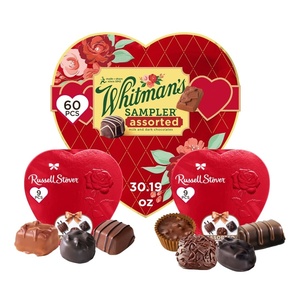 image:imageRussell Stover Red Foil Heart 10 Ounce  Chocolate Gift Box for Valentines Day Mothers Day Anniversary and BirthdaysChocolate