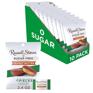 image:imageRUSSELL STOVER Sugar Free Dark Chocolate Mint Patties Candy 2 oz bag Pack of 10Peanut Butter