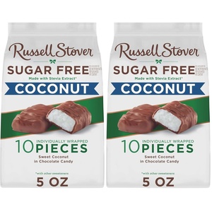 image:imageRUSSELL STOVER Sugar Free Pecan Delight Chocolate Candy 47 oz bagCoconut