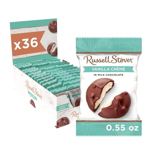 image:imageRussell Stover Dark Chocolate Mint Patties  Pack of 36Milk Chocolate Vanilla Creme