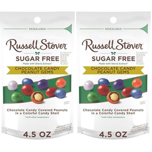 image:imageRussell Stover Sugar Free Chocolate Candy Coated Peanut Gems 75 Ounce Bag45 oz Pack of 2